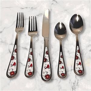 Temp-tations Stainless Steel 6 Servings Flatware Set of 30 Pieces